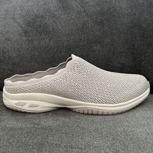 Skechers Commute Time Close Cover Women's 10 Taupe Grey Sparkle Memory Foam